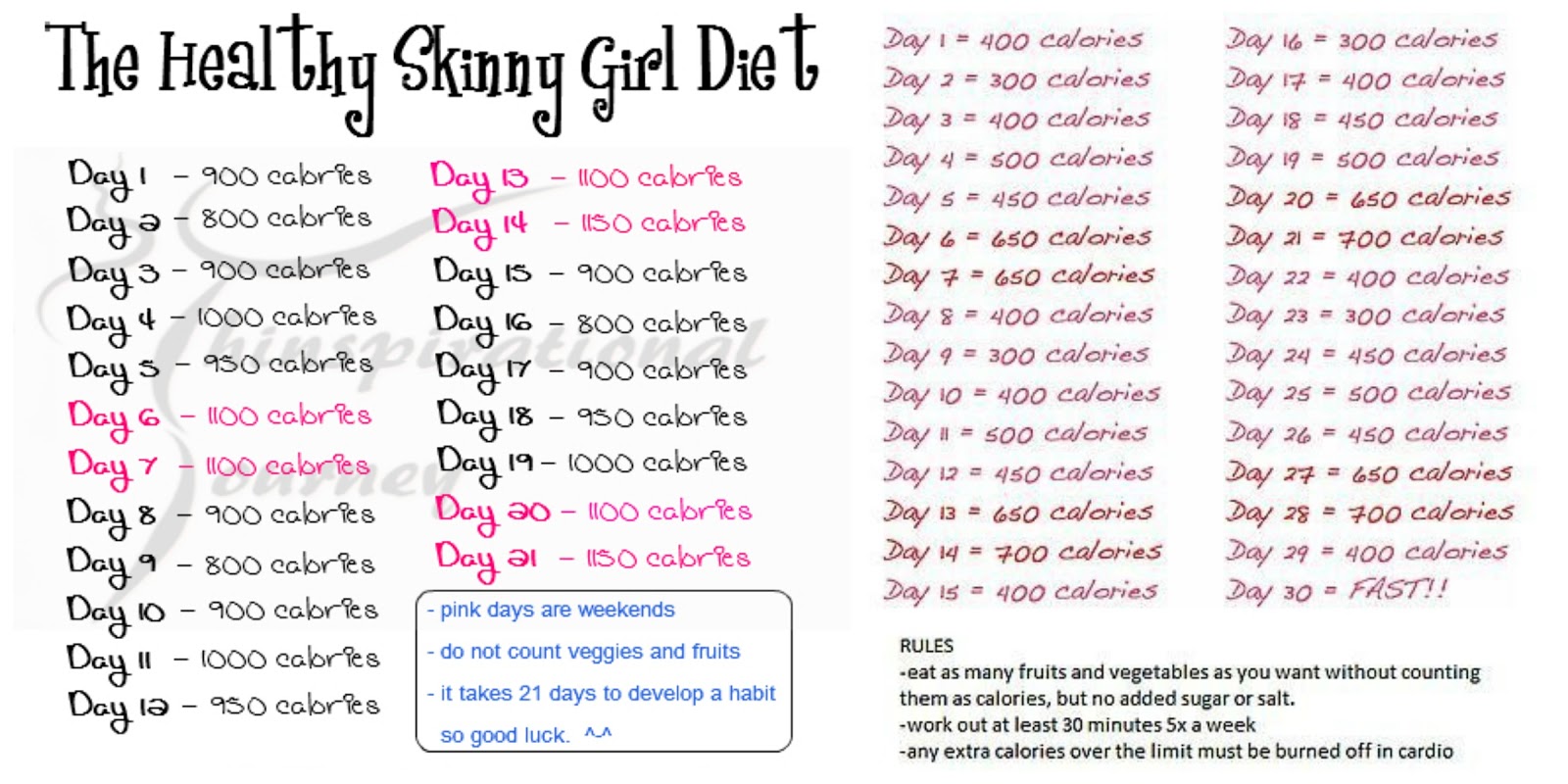 Healthy skinny girl diet plan tumblr